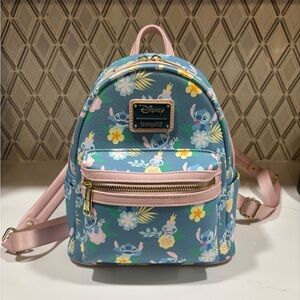 Loungefly Disney Stitch Floral Backpack